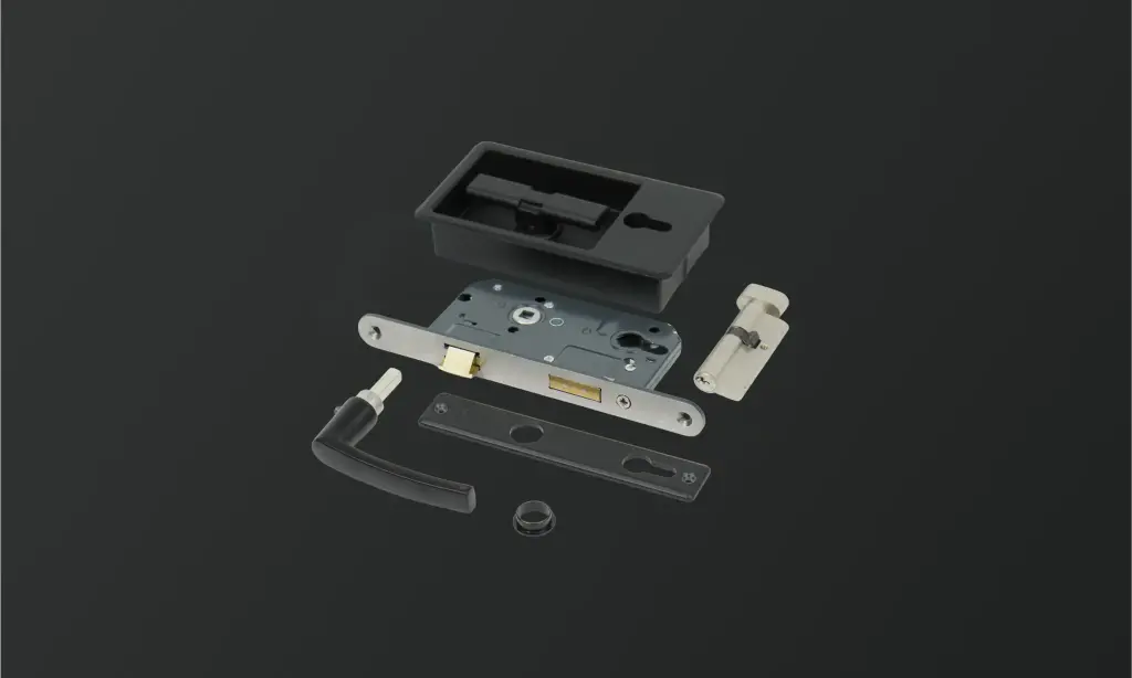 Locking mechanism set